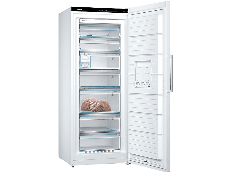 BOSCH GSN54AWDV — Congelador vertical, 176 cm, Blanco, 328 l