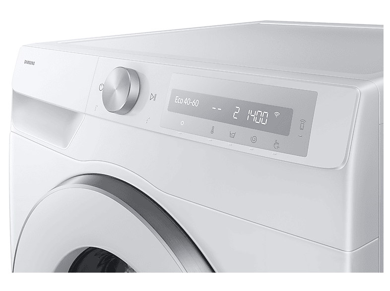 SAMSUNG WW90DG6U85HHU3 — Lavadora carga frontal, 9 kg, 23 programas, Blanco