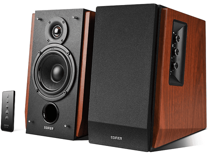 EDIFIER R1700BT — Altavoces Hifi Estéreo, Bluetooth, Brown, 66, 2 canales