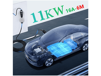 SMORGR 11kW 6m [6-16A — Cargador vehículo eléctrico, Black, 3-Fases]