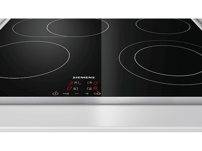SIEMENS ET645HN17E — Placa de vitrocerámica, 583 mm, Negro, 4 zonas