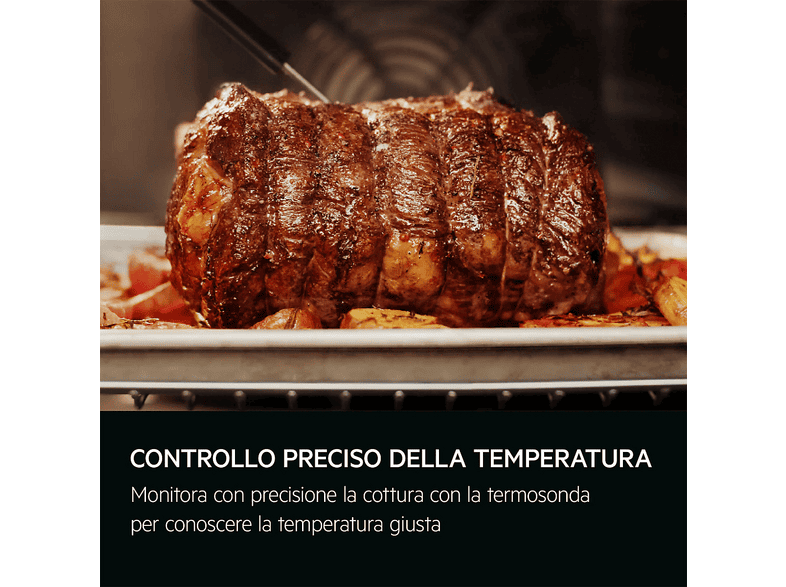 AEG Series 6000 OR6PB51WSB — Horno a vapor, Integrable, Pirolítico, 596 mm, Negro