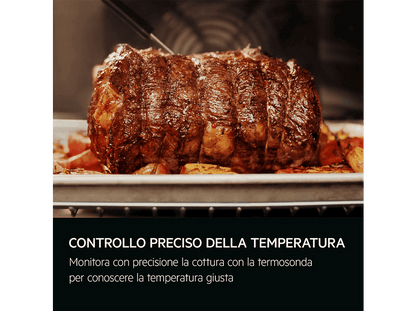 AEG Series 6000 OR6PB51WSB — Horno a vapor, Integrable, Pirolítico, 596 mm, Negro
