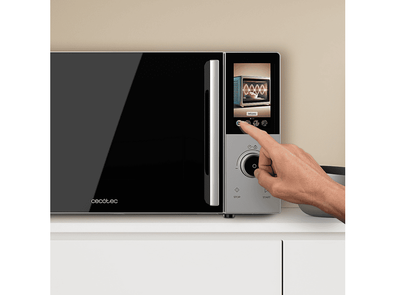 CECOTEC Convection 2500 Touch — Microondas, 2200 W, Negro, 25 l