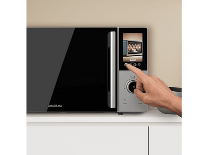CECOTEC Convection 2500 Touch — Microondas, 2200 W, Negro, 25 l