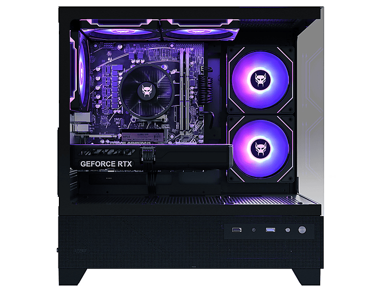 BEASTCOM Q5 Pro Gaming — PC Gaming, 32 GB RAM, 1 TB SSD, Negro, AMD Ryzen™ 7 8700F