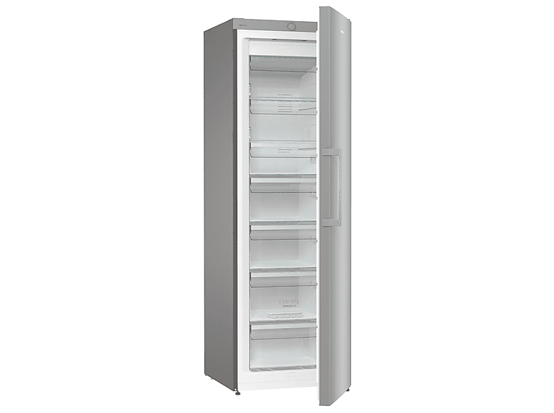 GORENJE FN619EES5 — Congelador vertical, 1850 mm, Gris, Metálico, 280 l