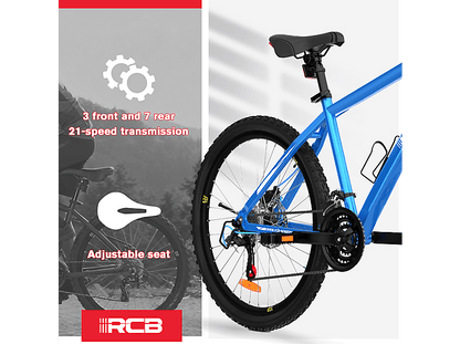 RCB GK2 — Bicicleta de Montaña, Titanio, Azul