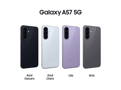 SAMSUNG Galaxy A57 — Smartphone, 256 GB, 8 GB RAM, 5000 mAh, Azul Oscuro