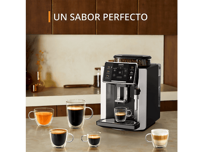 KRUPS Sensation C90 EA910E10 — Cafetera superautomática, 1450 W, 1.7 L, 6 programas, Autolimpieza