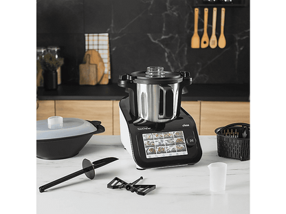 UFESA RK6 — Robot de cocina, 1200 W, 3,5 l, Blanco y Negro