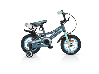 BYOX Prince de 12 pulgadas — Bicicletas para niños, marco: 19 cm, Acero, gris-azul