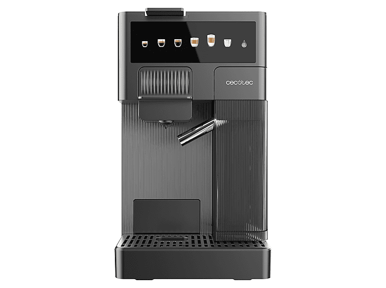 CECOTEC FreeStyle Latte T — Cafetera de cápsulas, 1350 W, Gris, 20 bar, 0,4 l