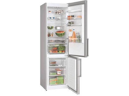 BOSCH KGN397ICT — Frigorífico combi, Altura 203 cm, Inox, No Frost, Capacidad 363 l