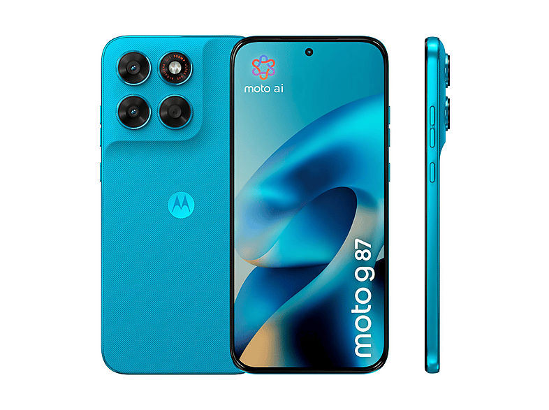 MOTOROLA Moto G87 8+256GB — Smartphone, 8 GB RAM, 5200 mAh, AZUL, Móvil Android