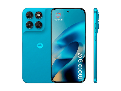 MOTOROLA Moto G87 8+256GB — Smartphone, 8 GB RAM, 5200 mAh, AZUL, Móvil Android