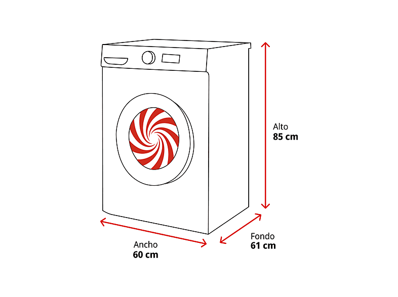 HAIER I-Pro Series 3 HW90-BP14939-S — Lavadora carga frontal, 9kg, Antibacterias, Blanco, 1400rpm