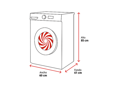 HAIER I-Pro Series 3 HW90-BP14939-S — Lavadora carga frontal, 9kg, Antibacterias, Blanco, 1400rpm