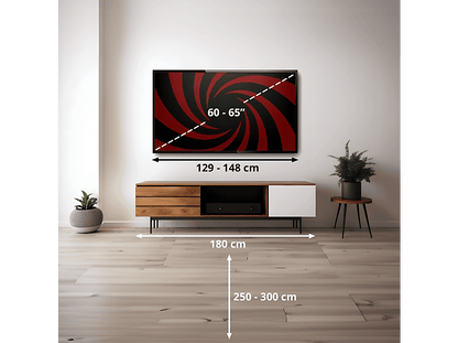 TCL 65C8L — TV SQD-Mini LED 65", 144Hz, Negro, UHD 4K, 5000 nits