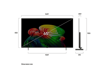 LG OLED AIOLED65B6ELC — TV OLED 65", Marrón, UHD 4K, α8 AI Processor 4K, Smart TV