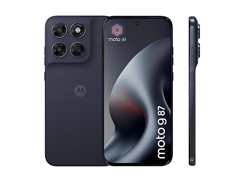 MOTOROLA Moto G87 8+256GB — Smartphone, Negro, 8 GB RAM, 5200 mAh, Móvil Android