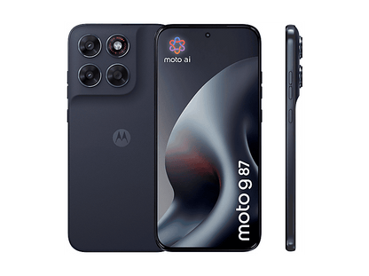 MOTOROLA Moto G87 8+256GB — Smartphone, Negro, 8 GB RAM, 5200 mAh, Móvil Android