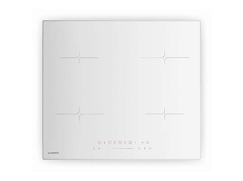 KLARSTEIN Velaire — Placa de inducción, 59,30 cm, Blanco, 4 zonas