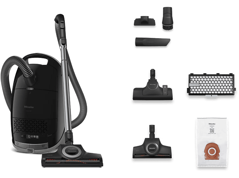 MIELE Guard M1 Cat & Dog — Aspirador con bolsa, 890W, Depósito 4.5l, 4 Niveles de Potencia, Especial para Mascotas