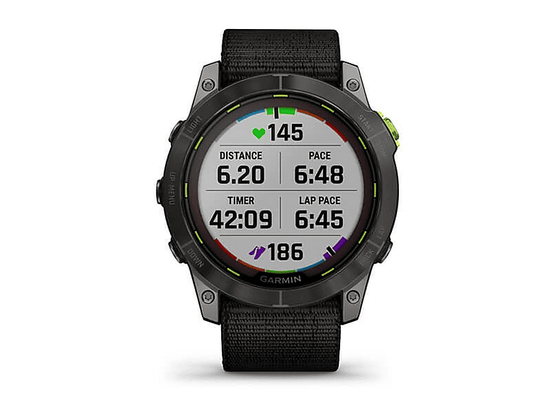 GARMIN Enduro 2 — Smartwatch, Titanio, Gris, Talla única, Polímero reforzado con fibra de vidrio (GFRP