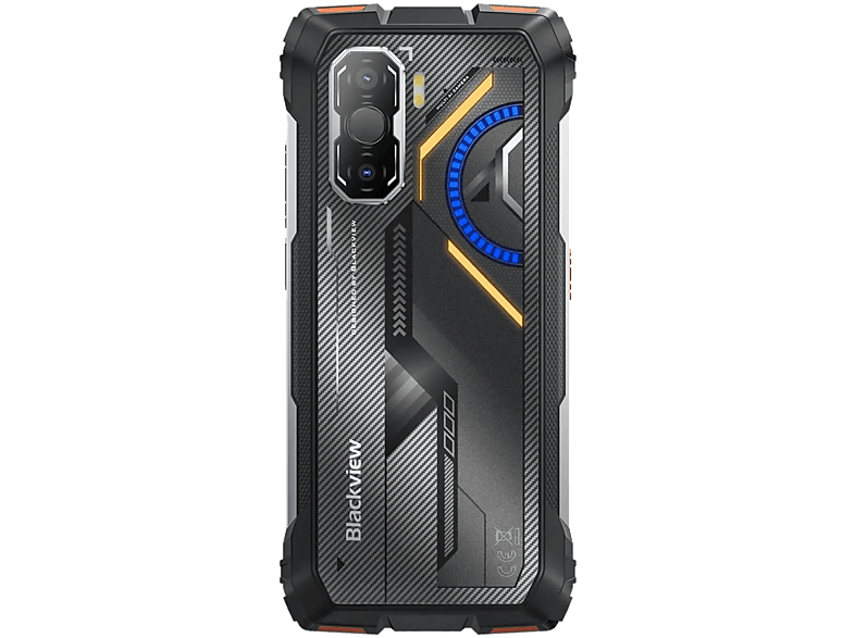 BLACKVIEW Rock 3 — Smartphone, Naranja, 256 GB, Móvil Android, 6,78"