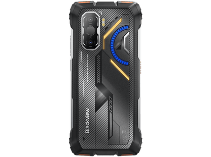 BLACKVIEW Rock 3 — Smartphone, Naranja, 256 GB, Móvil Android, 6,78"