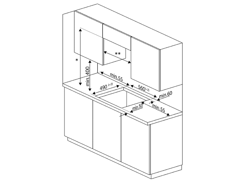 BEKO BBSE12120XD — Pack Horno + Placa, 59 cm, Inox, Horno Multifunción, 72 l