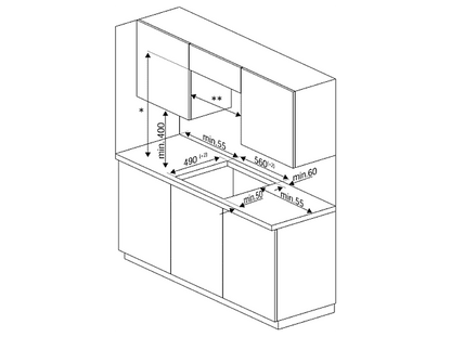 BEKO BBSE12120XD — Pack Horno + Placa, 59 cm, Inox, Horno Multifunción, 72 l
