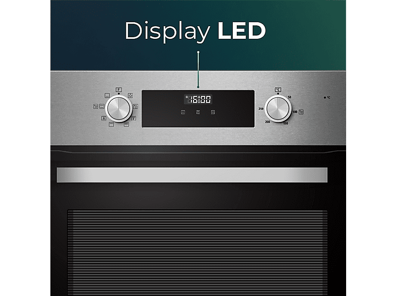 SVAN SHM8700DX — Horno multifunción, 59,5 cm, Inox, Libre instalación, 70 l