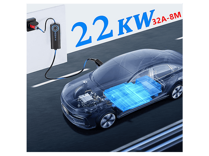 SMORGR 8M 22KW 6A-32A Tipo 2 — Cargadores vehículos eléctricos, Black