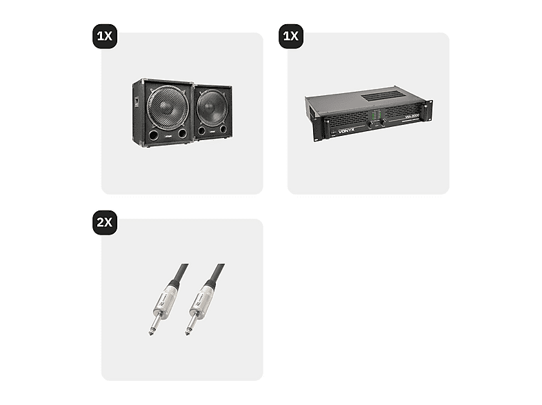 MAX — Altavoz de gran potencia, Black, 15SUB MAX