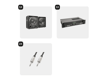 MAX — Altavoz de gran potencia, Black, 15SUB MAX