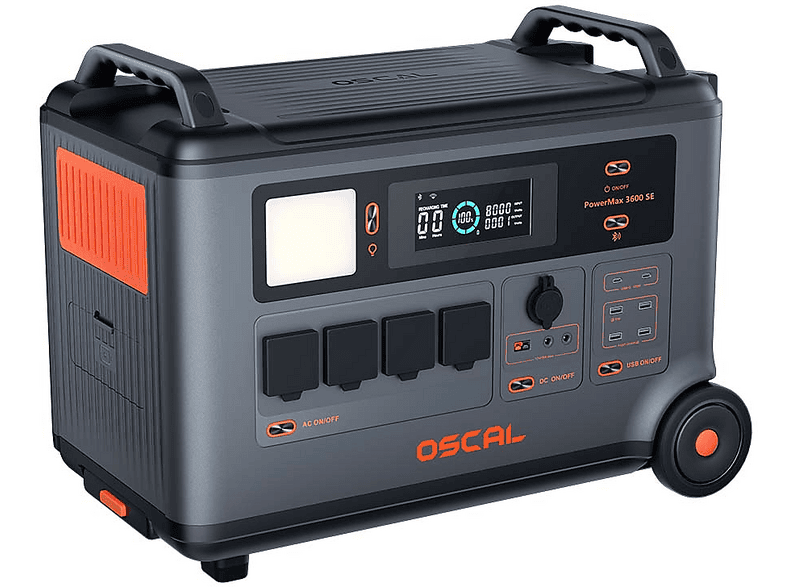 OSCAL PowerMax 3600SE — Estación de energía