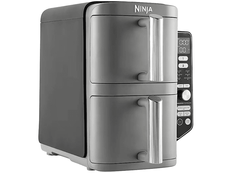 NINJA SL400EU — Freidora de aire, 2470 W, Gris, Doble cesta, 9.5 l
