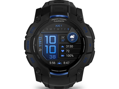 GARMIN Instinct 3 — Smartwatch, Aluminio, Negro, Polímero reforzado con fibra de vidrio (GFRP, Glass Fiber Reinforced Polymer)