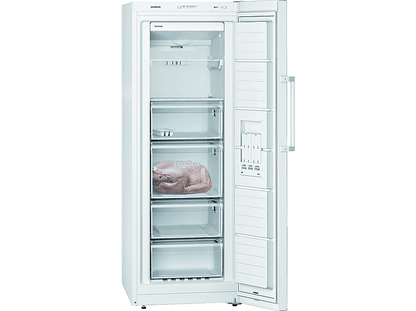 SIEMENS GS29NVWEP — Congelador vertical, 1610 mm, Blanco, 200 l