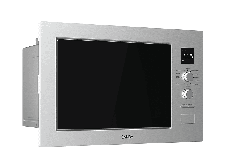 CANDY CA38FL7NWXW — Microondas integrable, 1200 W, 8 potencia, 25 l, Acero inoxidable