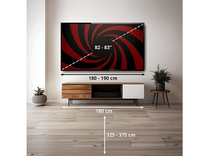 SAMSUNG TQ83S83HAEXXC — TV OLED 83", Negro, OLED 4K, NQ4 AI Gen2 Processor, Smart TV