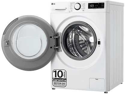 LG F4WR6010A1W.ABWQPES — Lavadora carga frontal, 10 kg, 12 programas, Inox, 1400 rpm