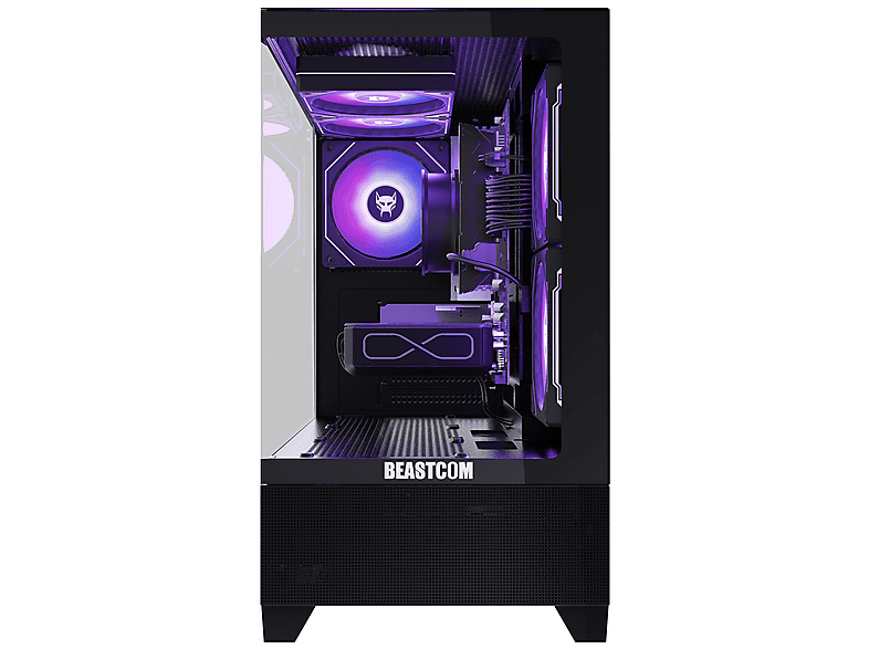 BEASTCOM Q5 Pro Gaming — PC Gaming, 32 GB RAM, 1 TB SSD, Negro, AMD Ryzen™ 7 8700F