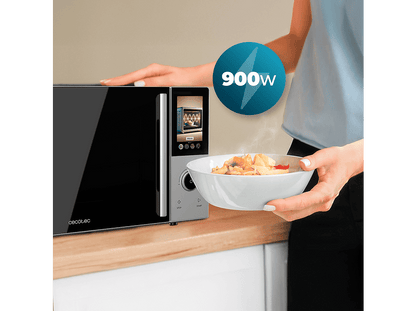 CECOTEC Convection 2500 Touch — Microondas, 2200 W, Negro, 25 l