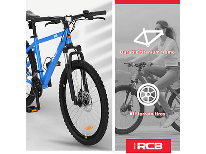 RCB GK2 — Bicicleta de Montaña, Titanio, Azul (ref. 181854808)