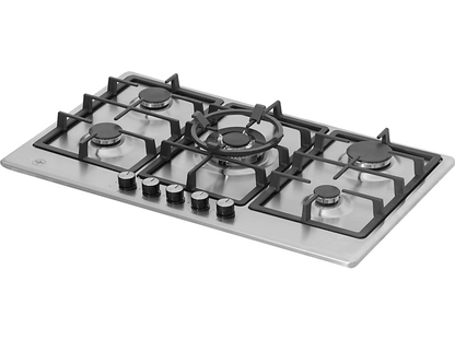 BERTAZZONI LA GERMANIA P905CLAGXV — Placa de gas, 860 mm, 5 zone(s) zonas, Acero inoxidable