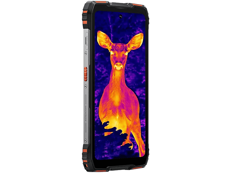 BLACKVIEW Rock 3 — Smartphone, Naranja, 256 GB, Móvil Android, 6,78"