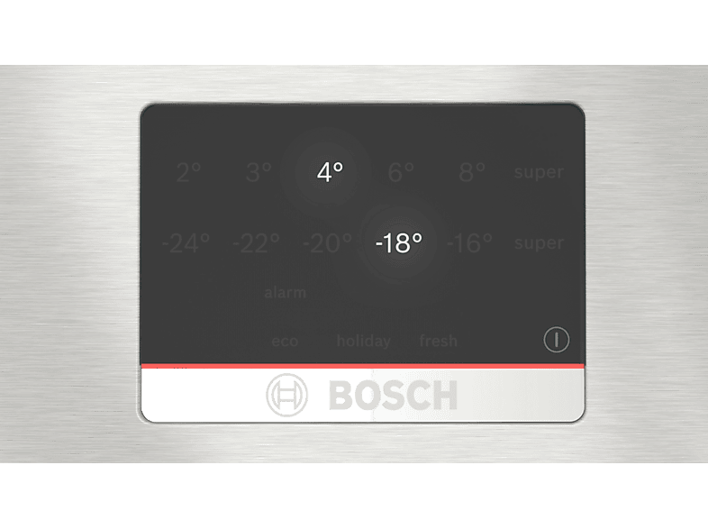 BOSCH KGN397ICT — Frigorífico combi, Altura 203 cm, Inox, No Frost, Capacidad 363 l